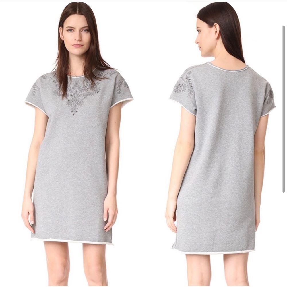 RAG & BONE Jean french terry Eyelet dress